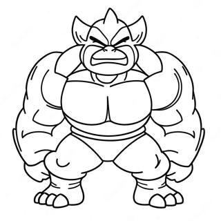 Machamp Pages À Colorier