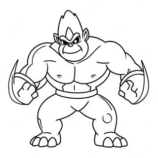 Page A Colorier Machamp 40868-33838