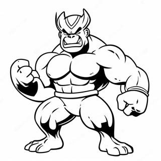 Machamp Pages À Colorier