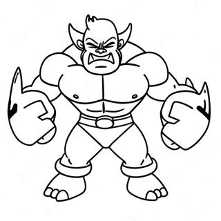 Page A Colorier Machamp Flexant Ses Muscles 40869-33835