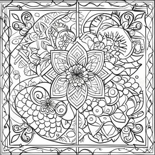 Page A Colorier Motif Traditionnel Du Maroc 40888-33862