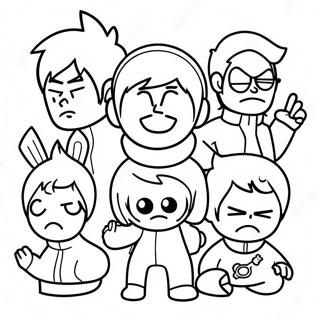 Page A Colorier Personnages Eddsworld 40919-33874