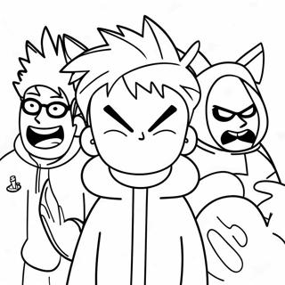 Page A Colorier Personnages Eddsworld 40919-33875