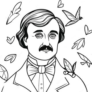 Page A Colorier Edgar Allan Poe 40948-33898