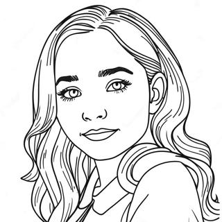 Sabrina Carpenter Pages À Colorier