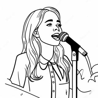 Sabrina Carpenter Pages À Colorier