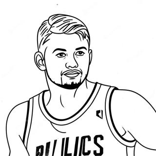 Page A Colorier Luka Doncic Dribblant Au Basketball 40969-34037