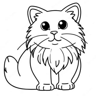 Page A Colorier De Chat Ragdoll 41018-33970