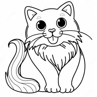 Page A Colorier De Chat Ragdoll 41018-34071