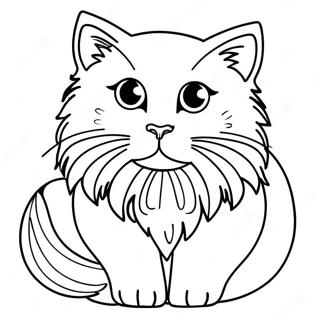 Page A Colorier De Chat Ragdoll 41018-34072