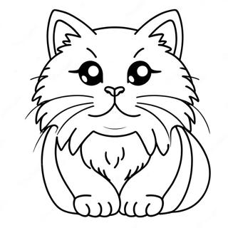 Page A Colorier De Chat Ragdoll Duveteux 41019-34075