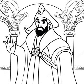 Jafar Dans Sa Robe Magique A Colorier 41059-34108