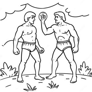 Page A Colorier De Cain Et Abel 41068-34007