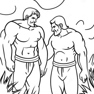 Page A Colorier De Cain Et Abel 41068-34110