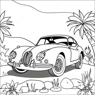 Voiture Jaguar Pages À Colorier