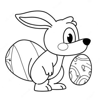 Page A Colorier De Bluey Pour Paques 4120-3323