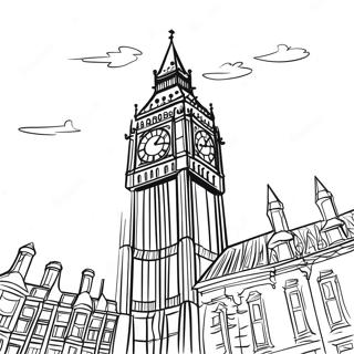 Page A Colorier Tour Big Ben 41279-34272