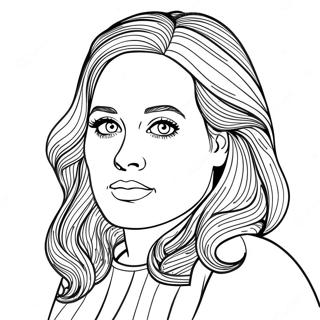 Page A Colorier Adele 41298-34291