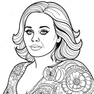 Page A Colorier Adele 41298-34292