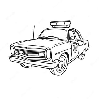 Page A Colorier Voiture De Police Classique 412-330