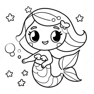 Page A Colorier De Mignonne Sirene Lol Animaux Sous Leau 41380-34345