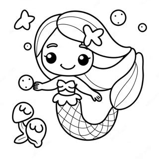 Page A Colorier De Mignonne Sirene Lol Animaux Sous Leau 41380-34347