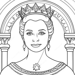 Page A Colorier De La Reine 4140-3337