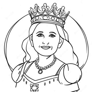 Page A Colorier De La Reine 4140-3339