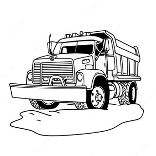 Page A Colorier De Camion De Deneigement 41429-34383