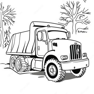 Page A Colorier De Camion De Deneigement 41429-34384