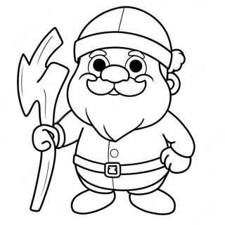 Page A Colorier Yukon Cornelius Avec Piolet 41470-34411