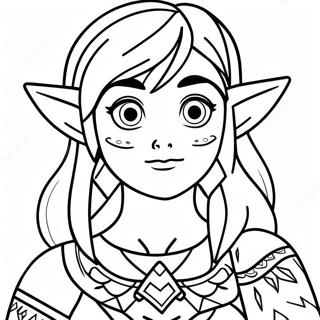 Page A Colorier Gardien Zelda Breath Of The Wild 41479-34423