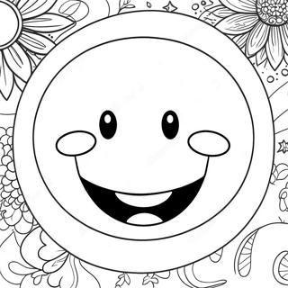 Page A Colorier De Smiley Preppy 4150-3346