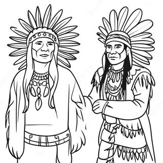 Page A Colorier De Pow Wow 41549-34474