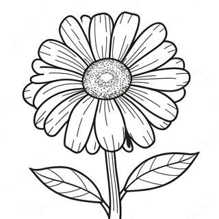 Page A Colorier De Fleur De Souci 41559-34491