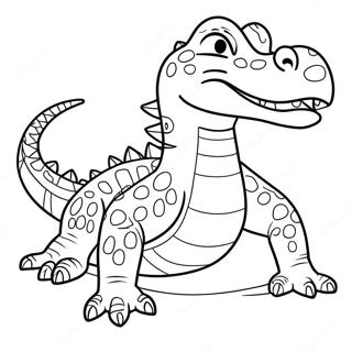 Vector Le Crocodile Pages À Colorier