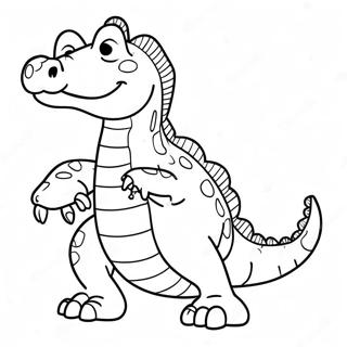 Page A Colorier De Vector Le Crocodile 41599-34515