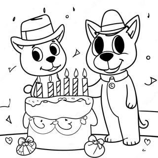 Page A Colorier De La Fete Danniversaire De Chase Et Marshall 41610-34528