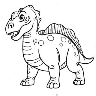 Page A Colorier Du Dinosaure Carnotaurus 41619-34534