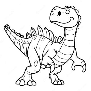 Page A Colorier Du Spinosaurus Feroce Rugissant 41650-34562