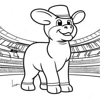 Page A Colorier De La Mascotte De Texas Am 41690-34588