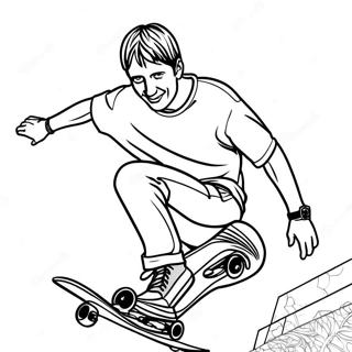 Page A Colorier De Tony Hawk 41699-34616