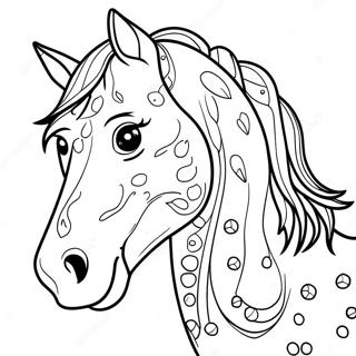 Cheval Appaloosa Pages À Colorier