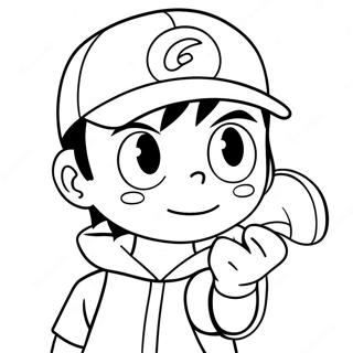 Page A Colorier Dash Ketchum 41719-34618