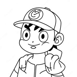 Page A Colorier Dash Ketchum 41719-34619