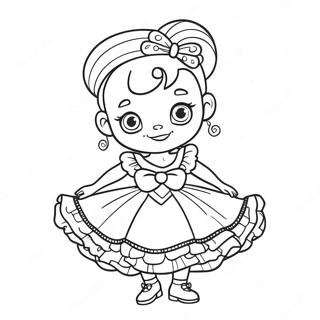 Page A Colorier De Fancy Nancy Dans Une Robe Etincelante 4171-3365