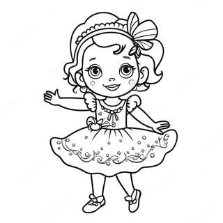 Page A Colorier De Fancy Nancy Dans Une Robe Etincelante 4171-3368