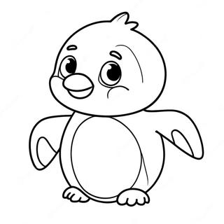 Page A Colorier De Pingouin Mignon 41729-34622