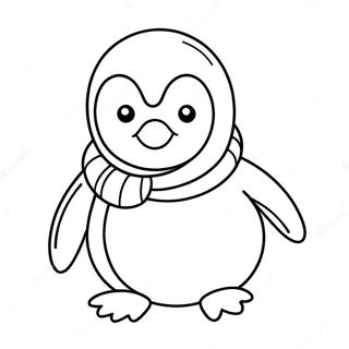 Page A Colorier De Pingouin Mignon 41729-34623