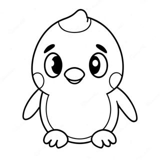 Page A Colorier De Pingouin Mignon 41729-34624